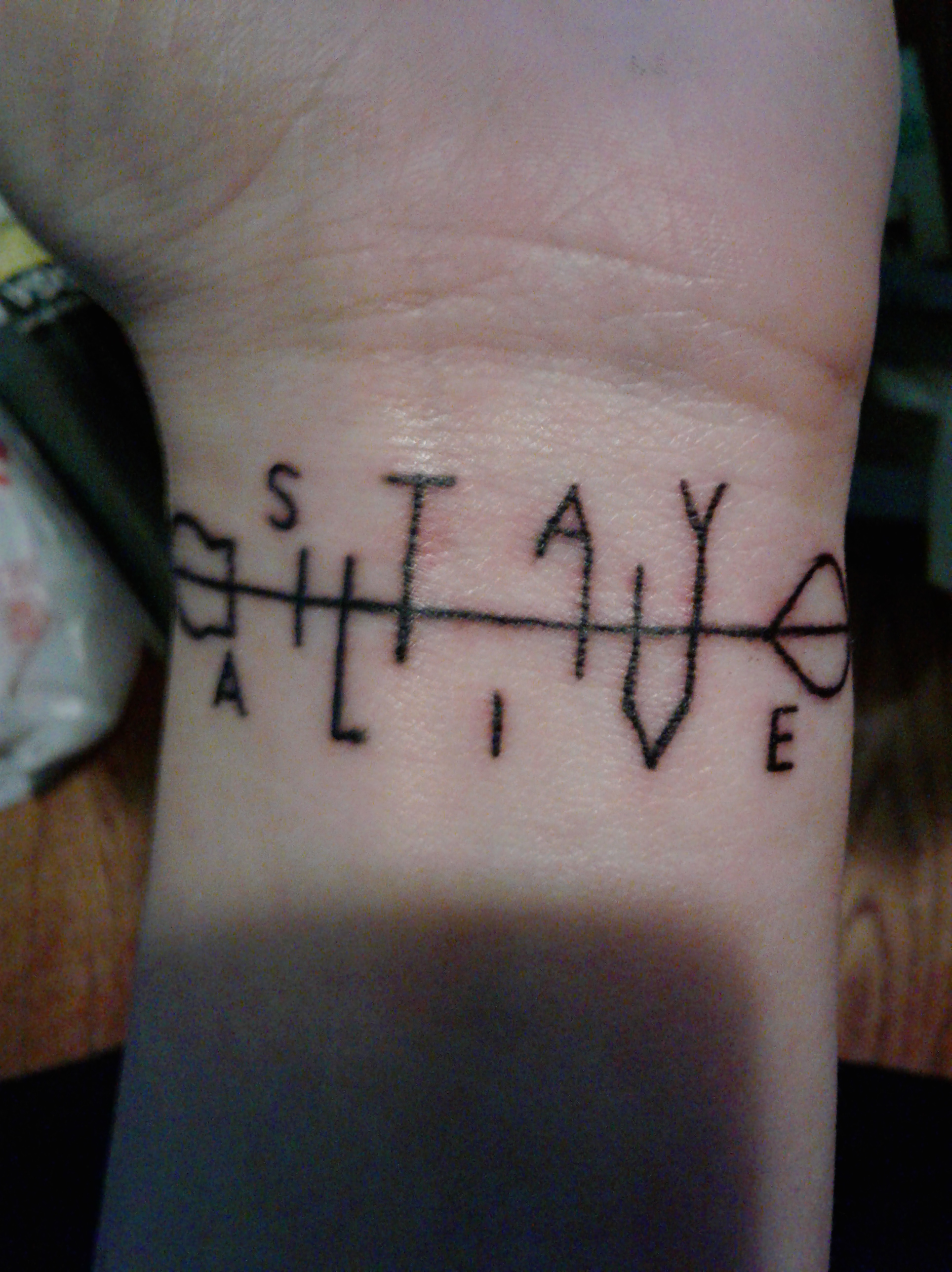 Share 122+ stay alive tattoo super hot
